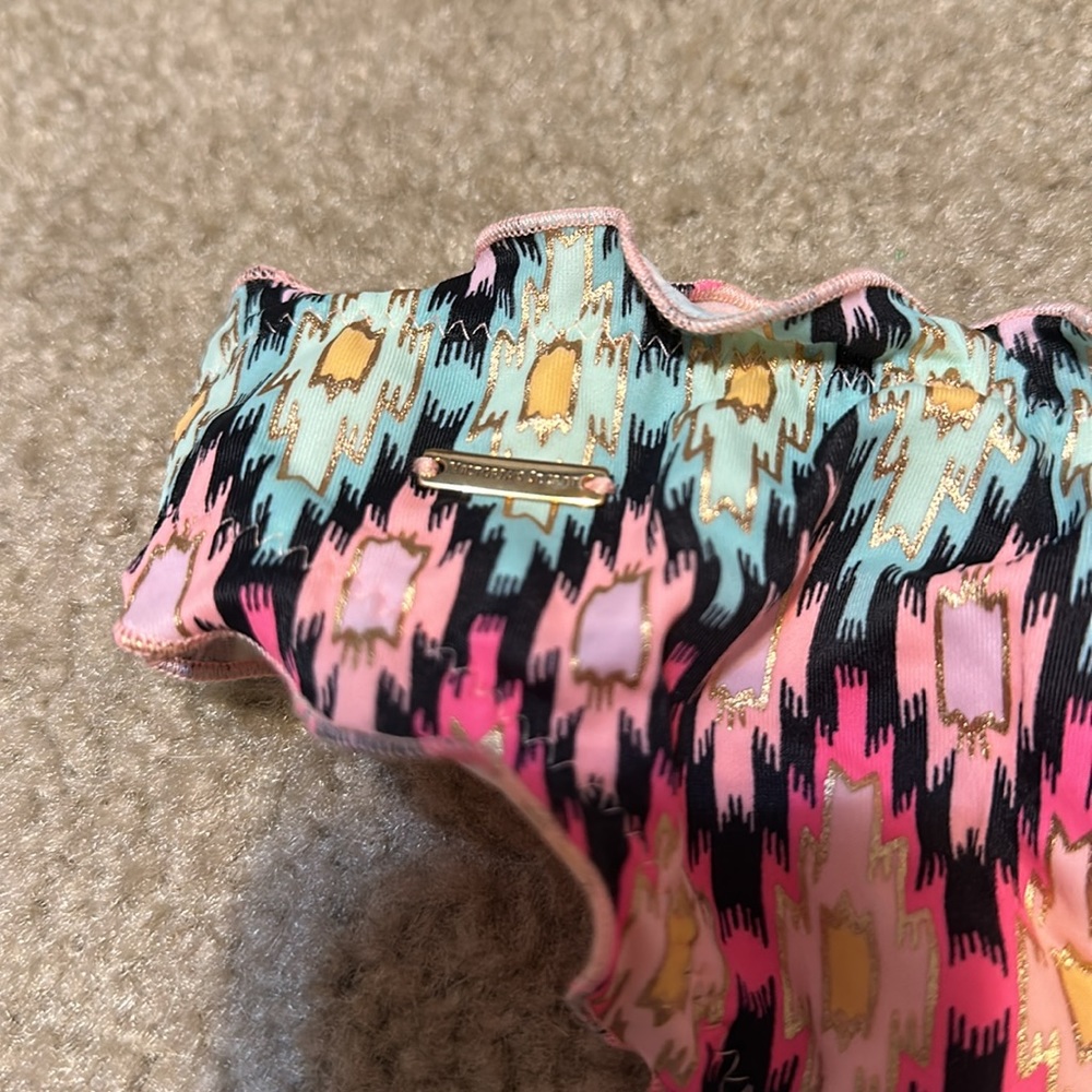 Multicolor patterned strapless bikini - Picture 7 of 7